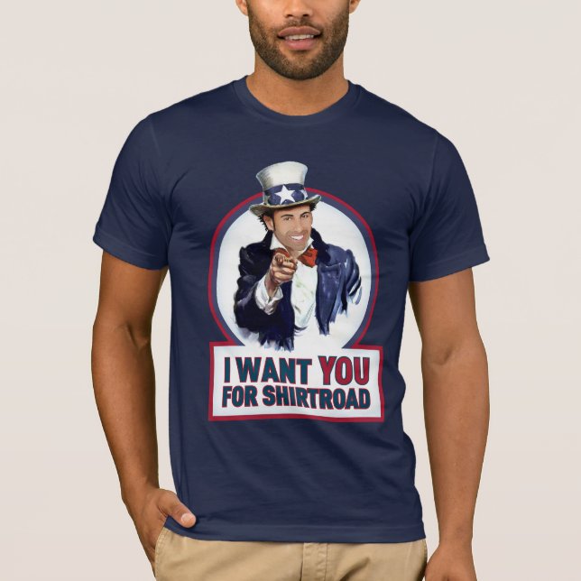 Camiseta ¡ShirtRoad le quiere! (Anverso)