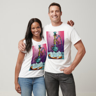 Camiseta Shisha Hookah Café árabe -・・・・・.