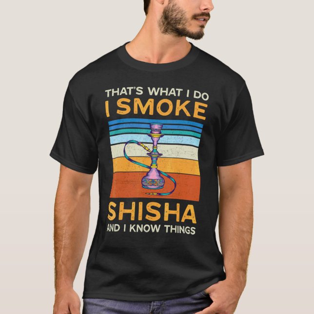 Camiseta Shisha Oriental Hookah Arkila Narguile Arguile Ch (Anverso)