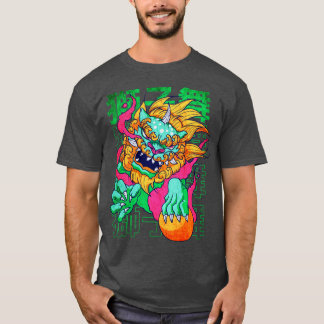 Camiseta Shishi, el león del Guardian chino Foo Fu