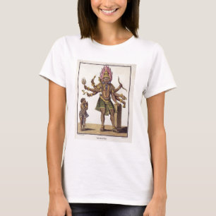Camiseta Shiva como Virapatren, señor con el mal malformado