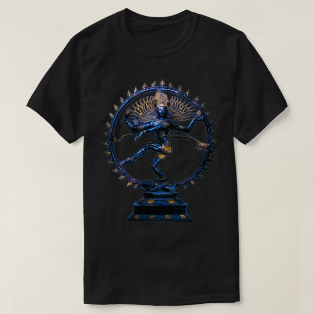 Camiseta Shiva Nataraj Señor de la danza cósmica y Remover (Diseño del anverso)
