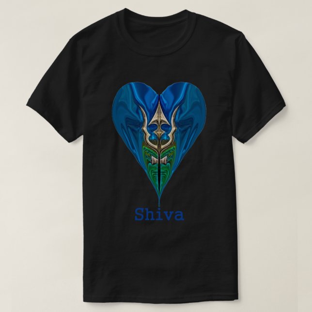 Camiseta Shiva Shakti Trishul (Diseño del anverso)