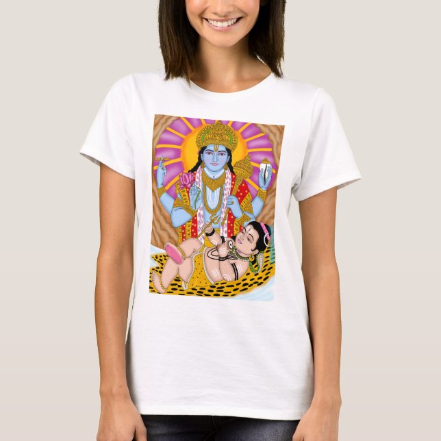 Camiseta Shiva & Vishnu T-Shirts – Spiritual Wear for Devot (Anverso)