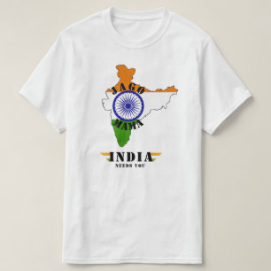 Camiseta Shivraj Singh Chouhan, CM Madhya Pradesh Jago Mama