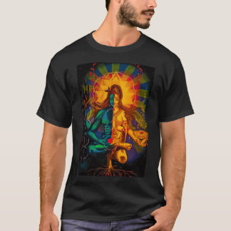 Camiseta ShivShakti Dios Shiva y diosa Parvati vintage f