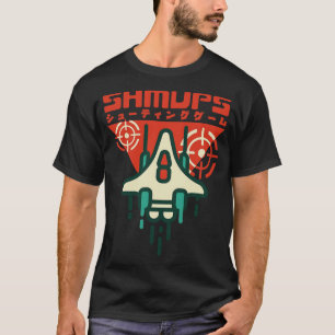Camiseta Shmup Shoem Up Games japonés retro estético G