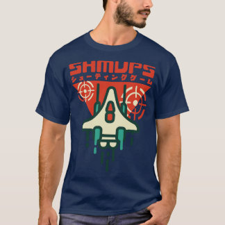 Camiseta Shmup Shoem Up Games japonés retro estético G