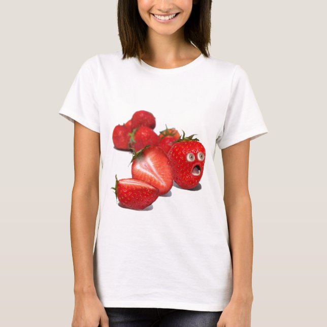 Camiseta Shock de fresa (Anverso)