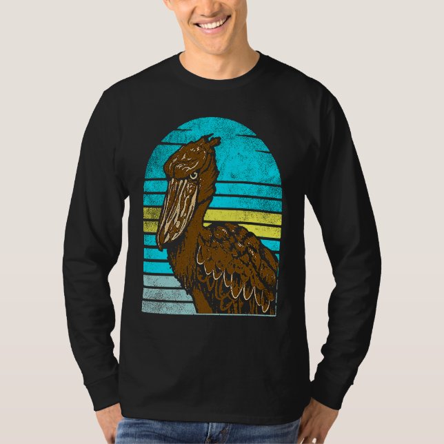 Camiseta Shoebill Bird Animal Colorful  1 (Anverso)