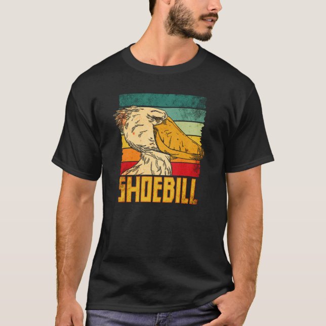 Camiseta Shoebill Bird Animal Colorful  1 (Anverso)
