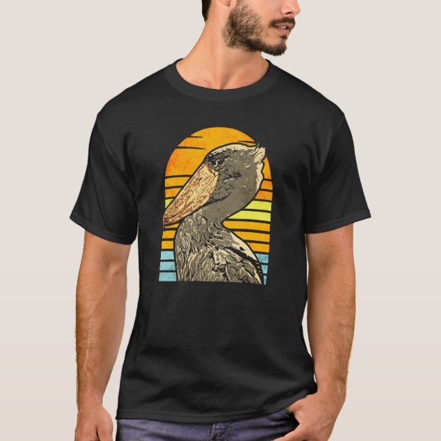 Camiseta Shoebill Bird Animal Colorful 8 (Anverso)