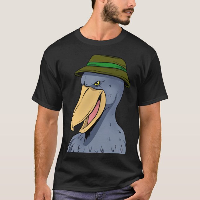 Camiseta Shoebill Bird Ornithologist Whalebill Animal Ornit (Anverso)