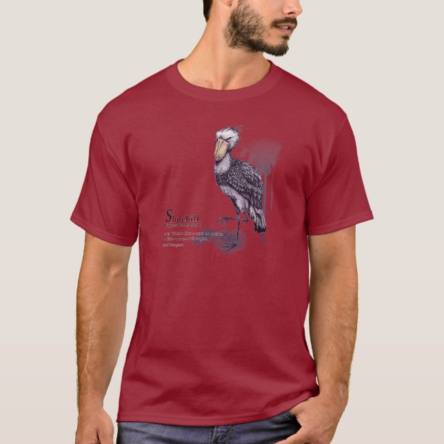 Camiseta shoebill - plum (Anverso)