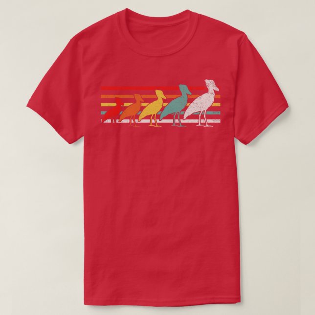 Camiseta Shoebill Vintage 1 (Diseño del anverso)