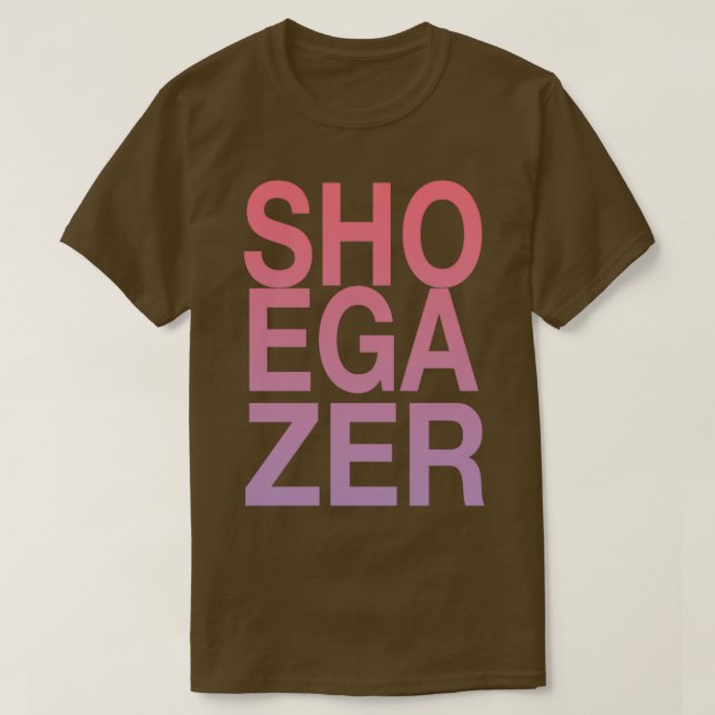 CAMISETA SHOEGAZER (Diseño del anverso)