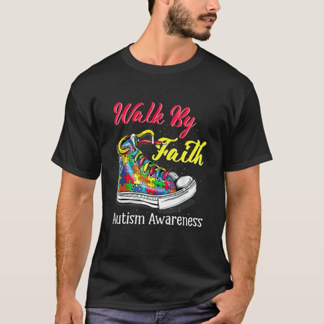 Camiseta Shoes Walk Autism Awareness (Anverso)