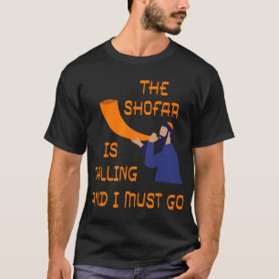 Camiseta Shofar Está Llamando Y Debo Ir Año Nuevo Judío Ro