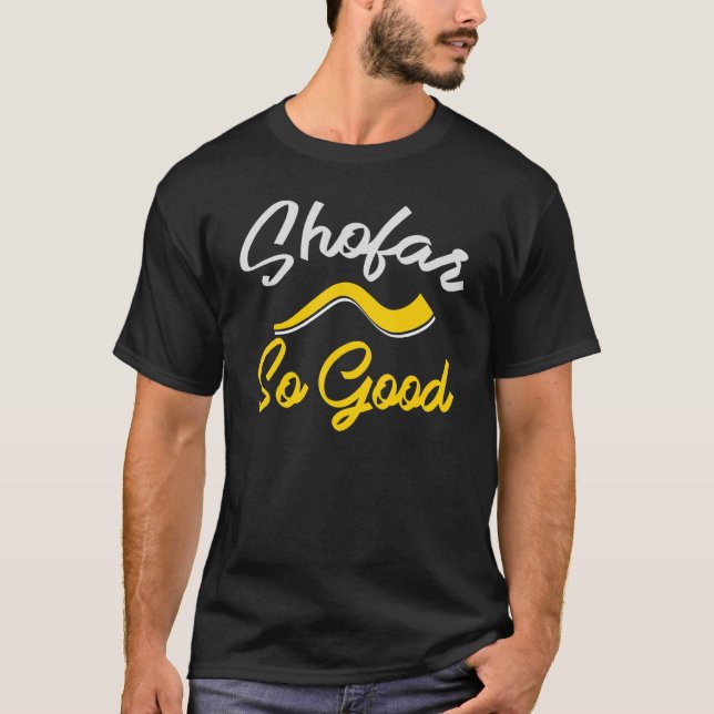 Camiseta Shofar Tan bueno Año Nuevo Judío Rosh Hashanah Jew (Anverso)