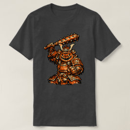 Camiseta Shogun de Calabaza — Samurái Guerrero Divertido de