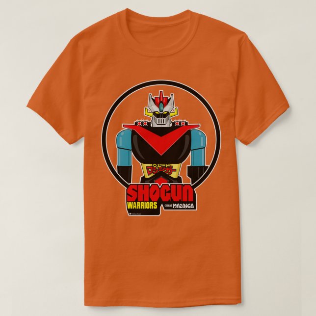 Camiseta Shogun Warrior Mazinga  (Diseño del anverso)