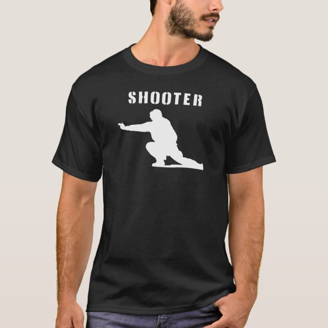 Camiseta Shooter Pose Flight Deck Catapult Officer Jet Take (Anverso)