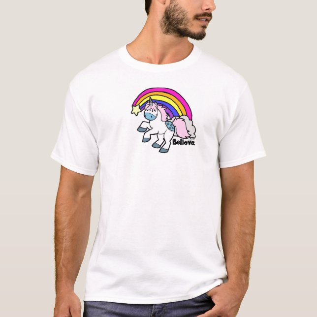 Camiseta Shooting Stars y unicornios (Anverso)