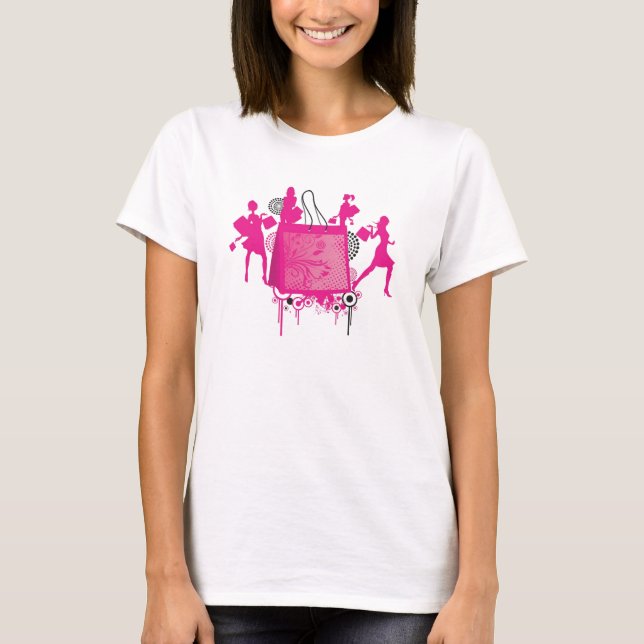 Camiseta Shopaholic (Anverso)