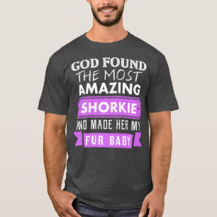 Camiseta Shorkie Lover Mom Fur Baby para las mujeres Shitzu