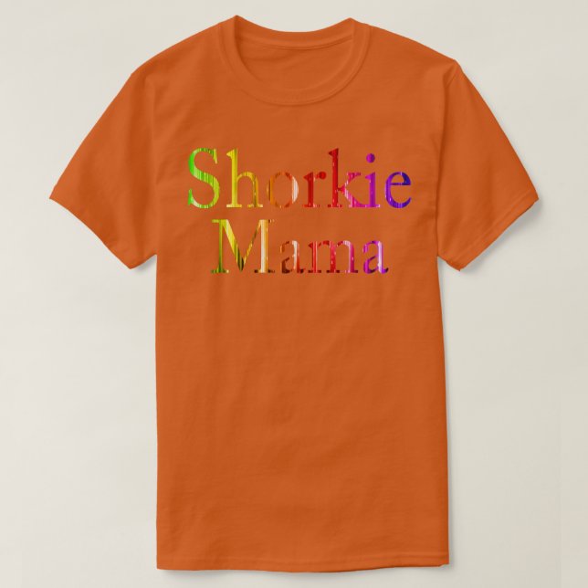 CAMISETA SHORKIE MAMA (Diseño del anverso)