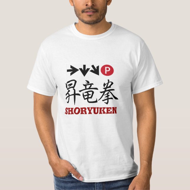 Camiseta shoryuken  ★kanji★ tee shirt (Anverso)