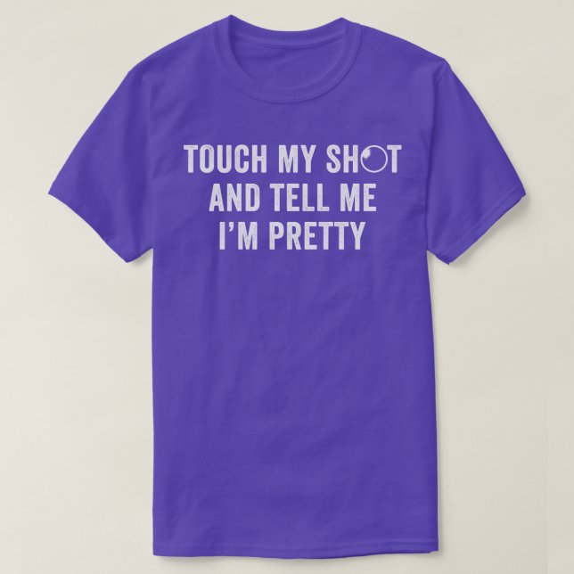Camiseta Shot Put Atlete Funny Touch my Shot (Diseño del anverso)