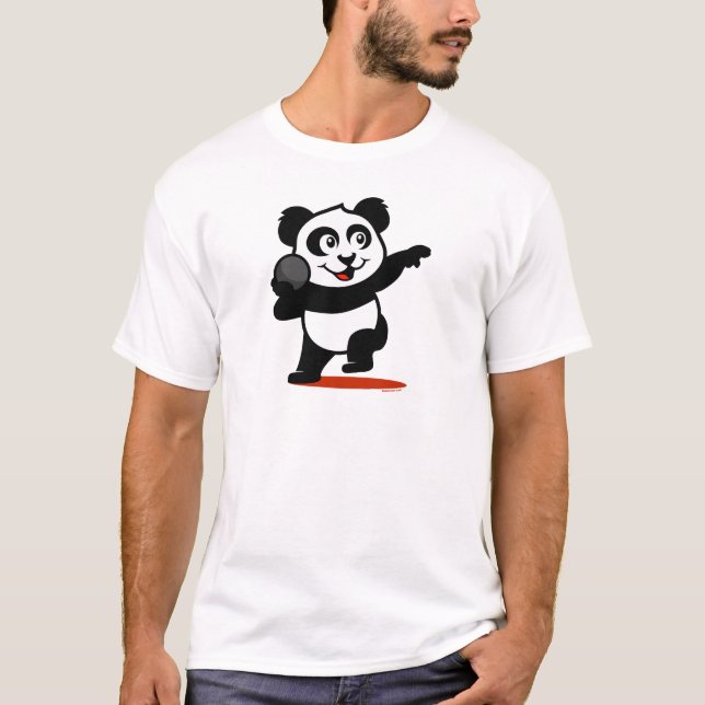 Camiseta Shot Put Panda (Anverso)