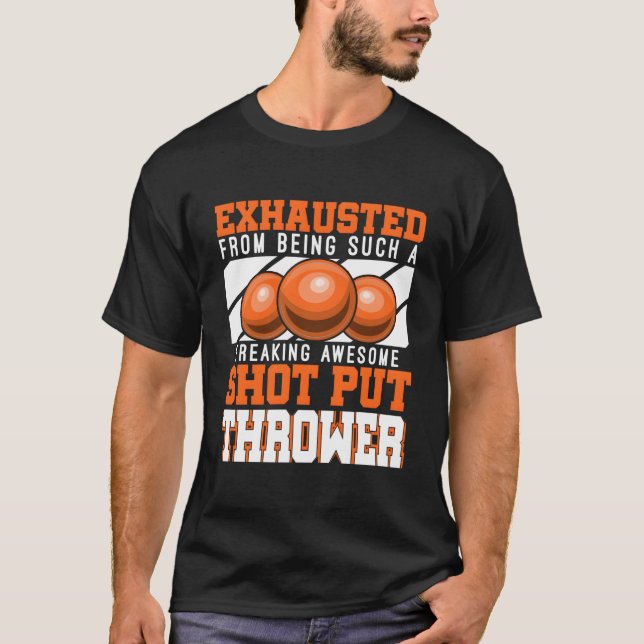Camiseta Shot Put Throwe Track And Field Athlete Shot Put P (Anverso)