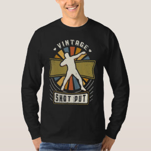 Camiseta Shot Put Vintage Classic Retro Sports Love