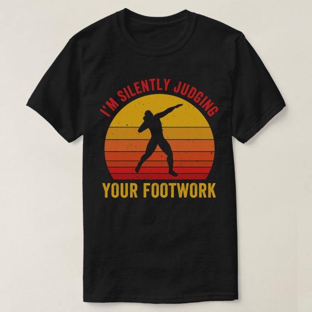 Camiseta Shot Putt Athlete Funny Shot Putter Throwing Footb (Diseño del anverso)