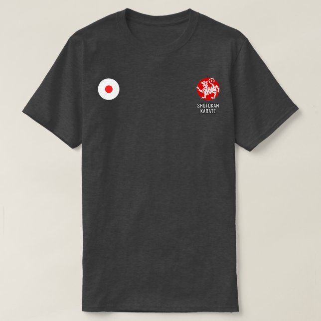 Camiseta Shotokan Karate Japan Flag (Diseño del anverso)