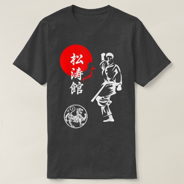 Camiseta Shotokan Karate Spirit Martial Arts Japan Budo Des (Diseño del anverso)