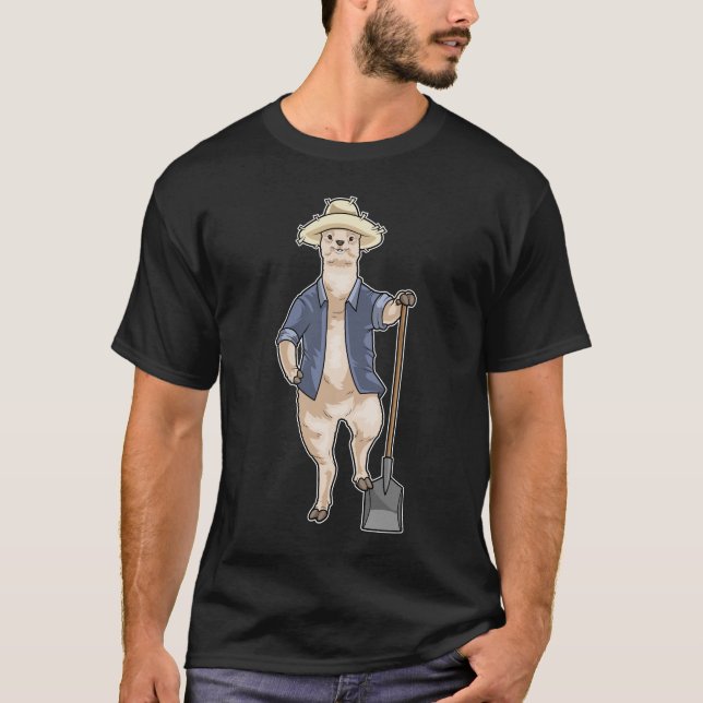 Camiseta Shovel agricultor de Alpaca (Anverso)