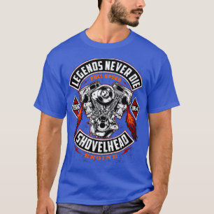Camiseta SHOVELHEAD 19661984 MOOR Motocicletas Oldschool Ch