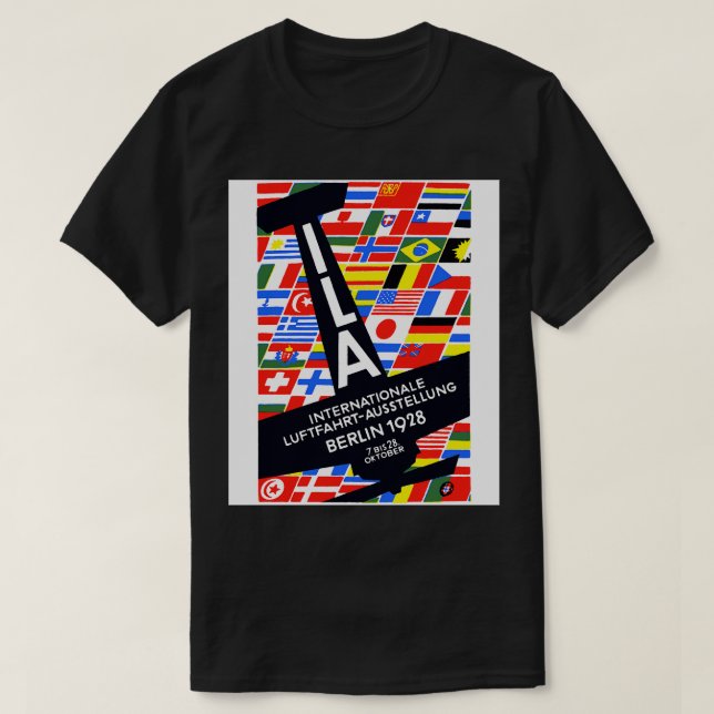 Camiseta Show Aéreo Internacional de 1928 (Diseño del anverso)