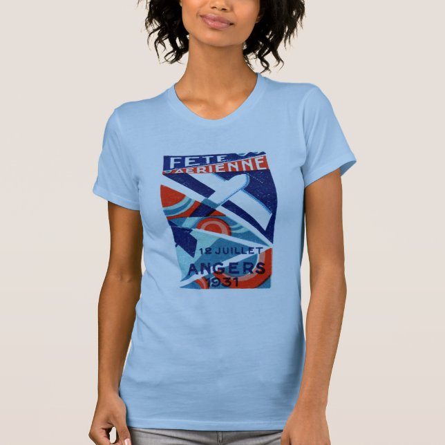 Camiseta Show Aéreo Internacional de Francia de 1931 (Anverso)