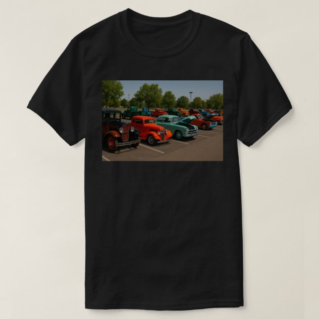 Camiseta Show de coches (Diseño del anverso)