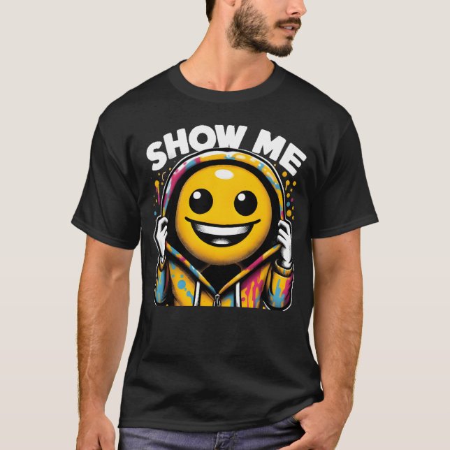 Camiseta SHOW ME 1A vintage (Anverso)