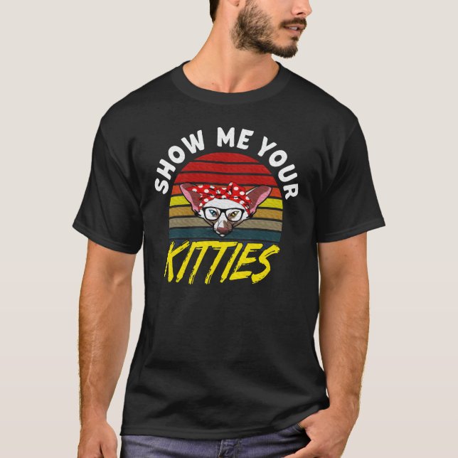 Camiseta Show Me Your Kitties Oriental Shorthair Cat girl (Anverso)