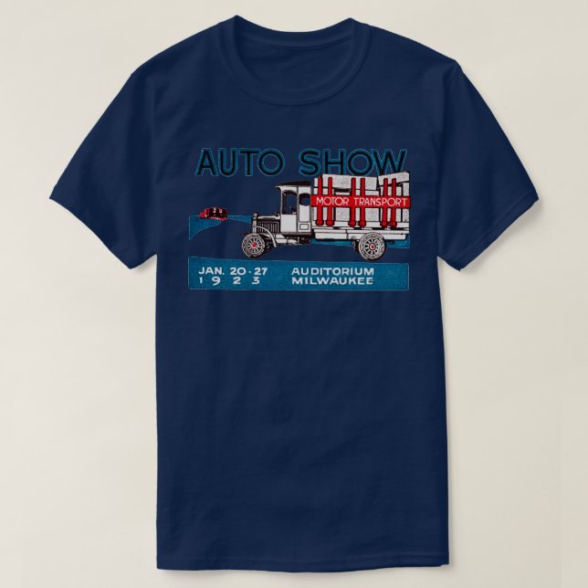 Camiseta Show Milwaukee Wisconsin 1923 (Diseño del anverso)