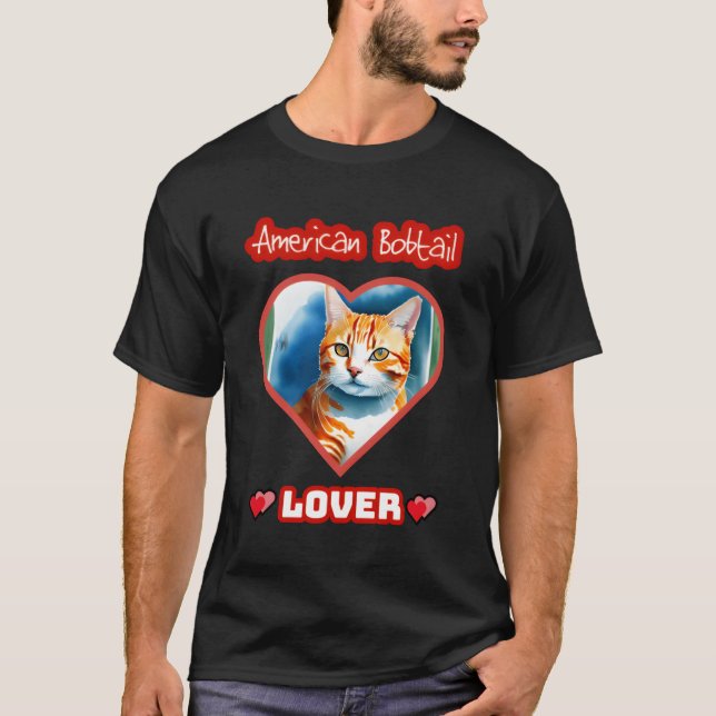 Camiseta Show Your Love for American Bobtail Cats family (Anverso)
