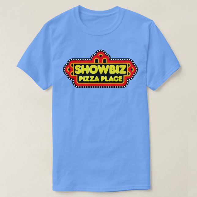 Camiseta Showbiz Pizza Place (Diseño del anverso)
