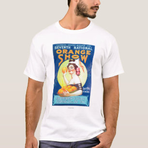 Camiseta ShowPoster anaranjado nacional #3