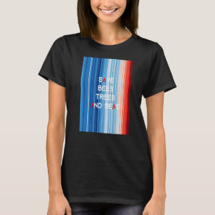 Camiseta ShowYourStripes u2013 GUARDAR ÁRBOLES DE AZUFERA Y